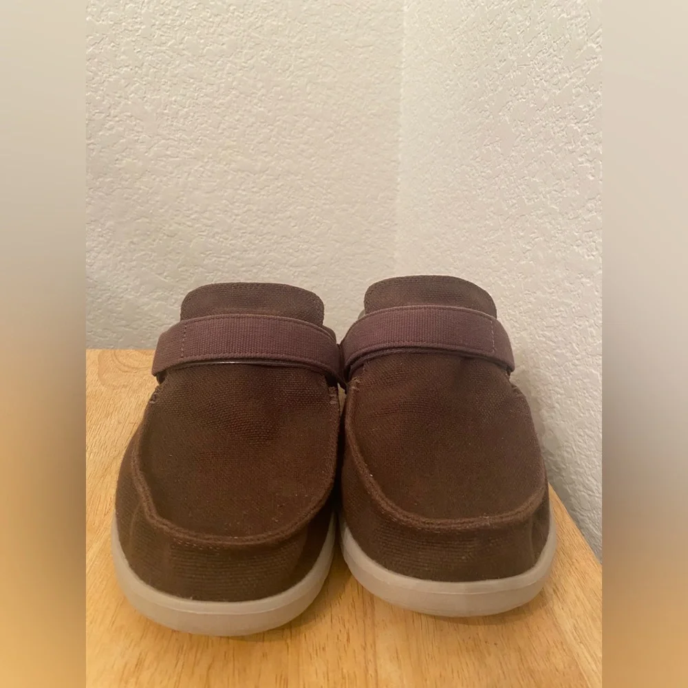 Sanuk Happy Hour Lite Men's Chocolate Brown Slip-On Loafers